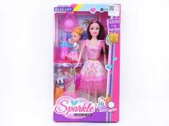 11inch Solid Body Doll Set toys