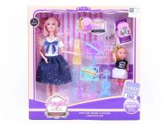 11.5inch Solid Body Doll Set