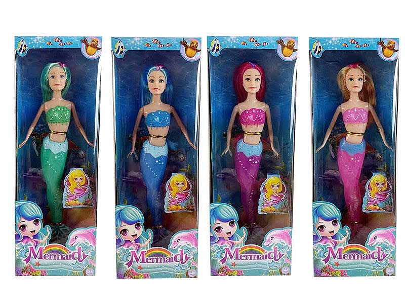 11.5inch Solid Body Mermaid(4C) toys