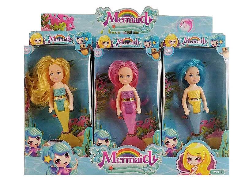 5inch Solid Body Mermaid(12in1) toys