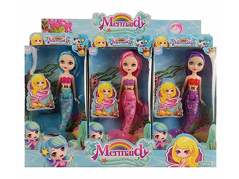7inch Solid Body Mermaid(12in1) toys