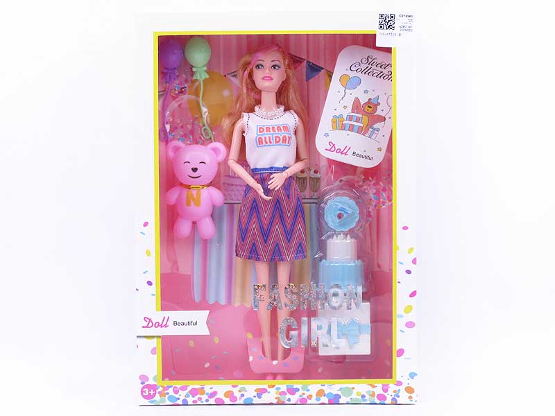 11inch Solid Body Doll Set(3S) toys