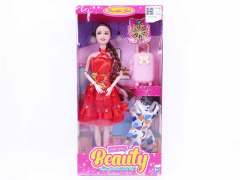 11.5inch Solid Body Doll Set