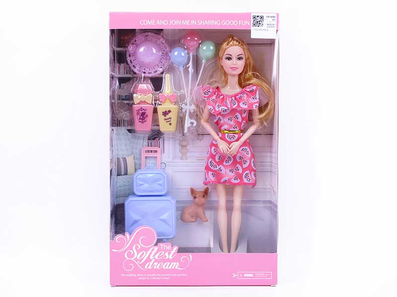 11.5inch Solid Body Doll Set toys