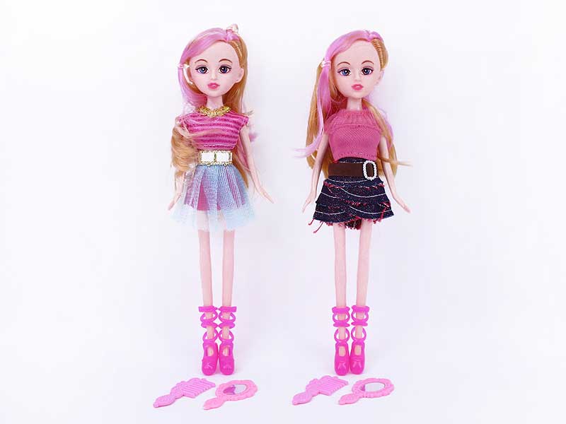 9inch Solid Body Doll Set(2S) toys