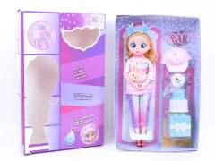 9inch Solid Body Doll Set(6S) toys