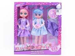 9inch Solid Body Doll Set(2in1)