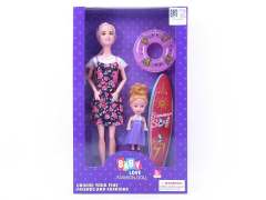 11inch Solid Body Doll Set toys