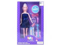 11inch Solid Body Doll Set toys