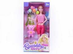 11.5inch Solid Body Doll Set toys