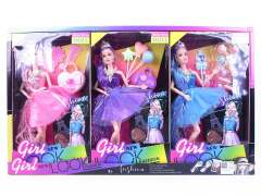 11inch Solid Body Doll Set(3in1) toys