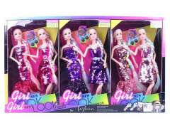 11inch Solid Body Doll Set(3in1) toys