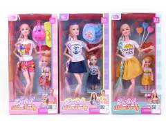 11inch Solid Body Doll Set(3S) toys