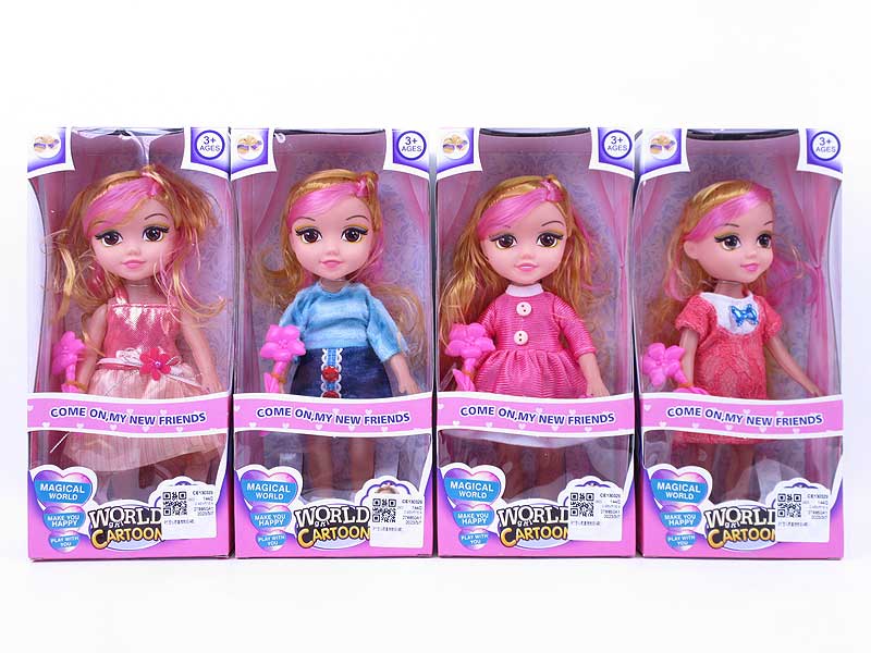 9inch Empty Body Doll Set(4S) toys