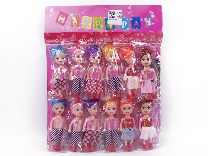 3inch Solid Body Doll(12in1) toys