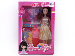 11.5inch Solid Body Doll Set