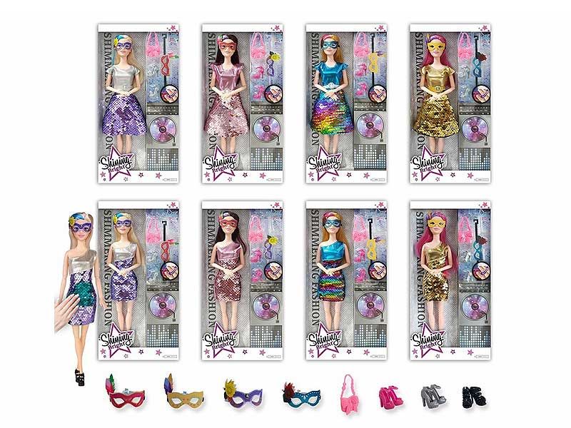 11.5inch Solid Body Doll Set(8S) toys