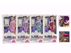 11.5inch Solid Body Doll Set(4S)