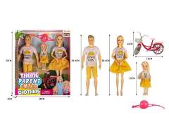 Solid Body Doll Set(3in1) toys