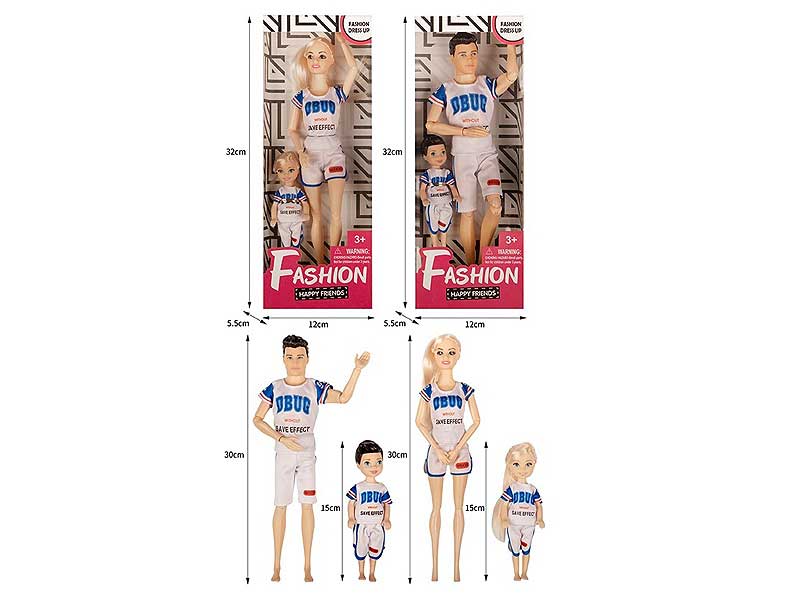 Solid Body Doll Set(2in1) toys