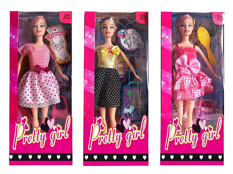 11.5inch Solid Body Doll Set(3S) toys