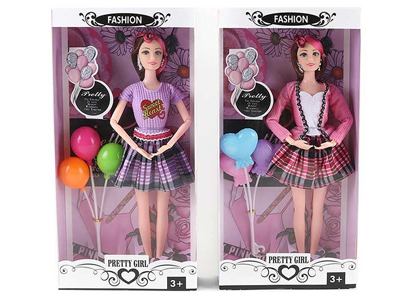 11.5inch Solid Body Doll Set(2S) toys