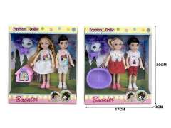 6inch Solid Body Doll Set(2S)