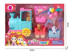 6inch Solid Body Doll Set toys