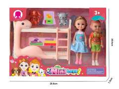 6inch Solid Body Doll Set(2in1) toys