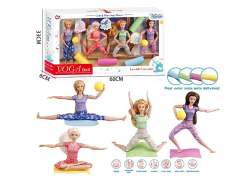 11.5inch Solid Body Doll Set(4in1) toys