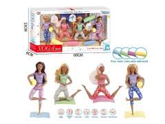 11.5inch Solid Body Doll Set(4in1) toys