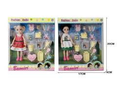 6inch Solid Body Doll Set(2S)