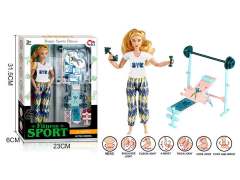 11.5inch Solid Body Doll Set