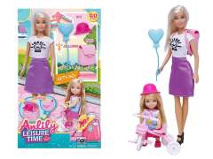 11.5inch Solid Body Doll Set toys