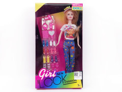 11.5inch Solid Body Doll Set(2S) toys