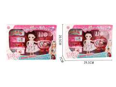 6inch Solid Body Doll Set