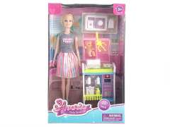 11inch Solid Body Doll Set toys