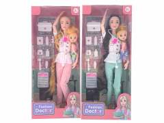 11.5inch Solid Body Doll Set(2S) toys