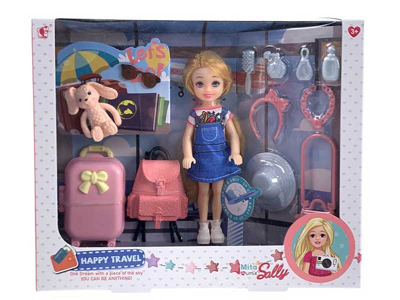 5.5inch Solid Body Doll Set toys