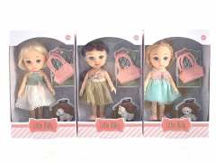 6inch Solid Body Doll Set(3S) toys