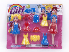 7inch Solid Body Doll Set(2in1) toys