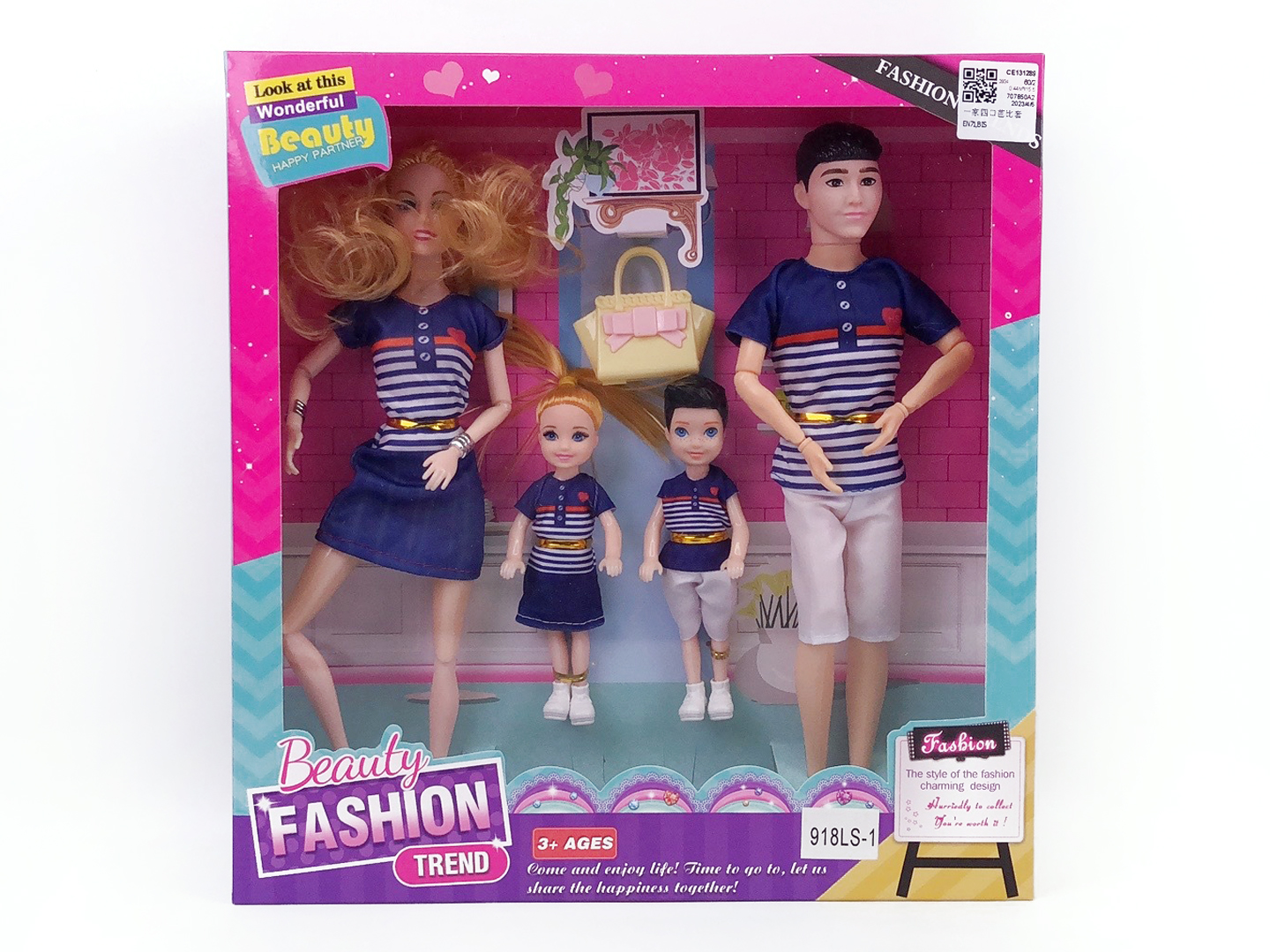 4in1 Doll Set toys