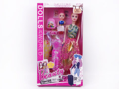 11inch Solid Body Doll Set toys