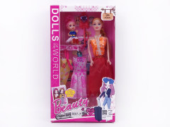 11inch Solid Body Doll Set toys