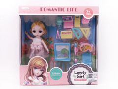 6inch Solid Body Doll Set(3S) toys