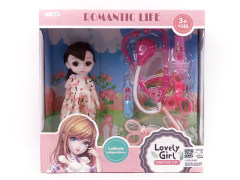 6inch Solid Body Doll Set(3S) toys