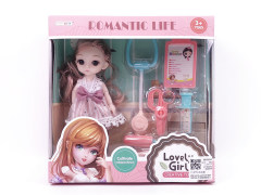 6inch Solid Body Doll Set(3S) toys