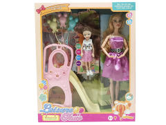 11inch Solid Body Doll Set