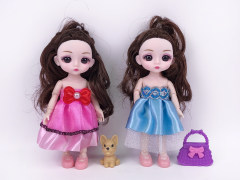 6inch Solid Body Doll Set toys