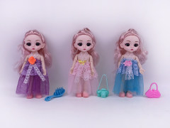 6inch Solid Body Doll Set toys